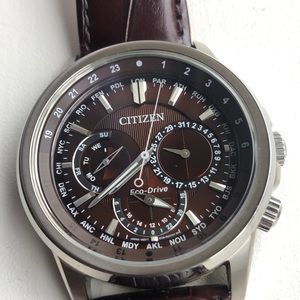 Men’s Citizen Echo Drive Leather Band Watch
